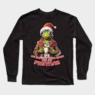 Muppet Frog Christmas Long Sleeve T-Shirt